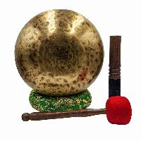 [handmade Singing Bowls], Buddhist Hand Beaten, Antique Finishing, [select Accessories]