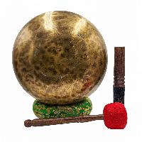 [handmade Singing Bowls], Buddhist Hand Beaten, Antique Finishing, [select Accessories]