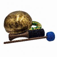 [handmade Singing Bowls], Buddhist Hand Beaten, Antique Finishing, [select Accessories]