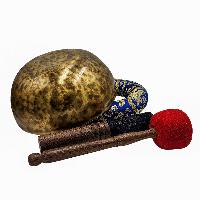 [handmade Singing Bowls], Buddhist Hand Beaten, Antique Finishing, [select Accessories]