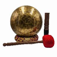 [full Moon Bowl], Buddhist Hand Beaten, Antique Finishing, [select Accessories]