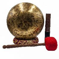 [full Moon Bowl], Buddhist Hand Beaten, Antique Finishing, [select Accessories]