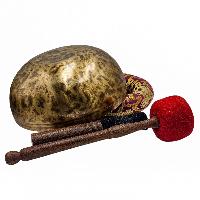 [full Moon Bowl], Buddhist Hand Beaten, Antique Finishing, [select Accessories]