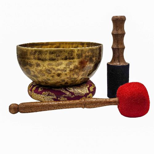 [handmade Singing Bowls], Buddhist Hand Beaten, Antique Finishing