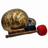 [handmade Singing Bowls], Buddhist Hand Beaten, Antique Finishing, [select Accessories]