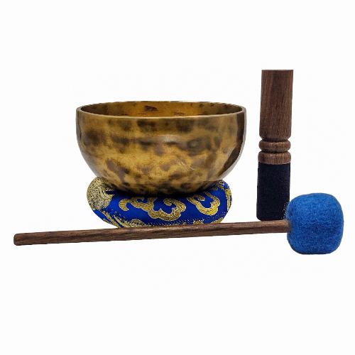 [handmade Singing Bowls], Buddhist Hand Beaten, Antique Finishing, [select Accessories]