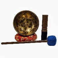 [handmade Singing Bowls], Buddhist Hand Beaten, Antique Finishing, [select Accessories]