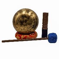 [handmade Singing Bowls], Buddhist Hand Beaten, Antique Finishing, [select Accessories]