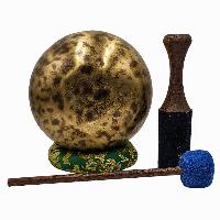 [handmade Singing Bowls], Buddhist Hand Beaten, Antique Finishing, [select Accessories]