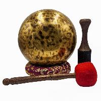 [handmade Singing Bowls], Buddhist Hand Beaten, Antique Finishing, [select Accessories]
