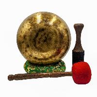 [handmade Singing Bowls], Buddhist Hand Beaten, Antique Finishing, [select Accessories]