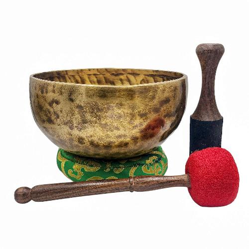[handmade Singing Bowls], Buddhist Hand Beaten, Antique Finishing