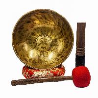 [handmade Singing Bowls], Buddhist Hand Beaten, Antique Finishing, [select Accessories]