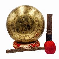 [handmade Singing Bowls], Buddhist Hand Beaten, Antique Finishing, [select Accessories]