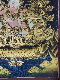 Vajrasattva Thangka, Buddhist Traditional Painting, Hand Painted