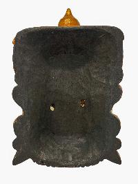[hanuman], Handmade Wooden Mask, Wall Hanging, [painted], Poplar Wood