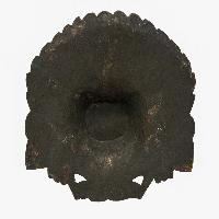 [cheppu], Handmade Wooden Mask, Wall Hanging, [painted], Poplar Wood