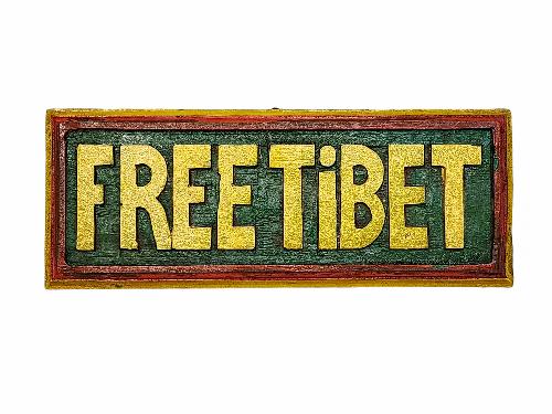 [free Tibet Wall Hanging], Handmade, [painted]