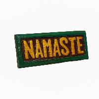 [namaste], Handmade Wall Hanging, [painted]