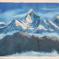 Mt. Ama Dablam [mt. Everest], Hand Painted