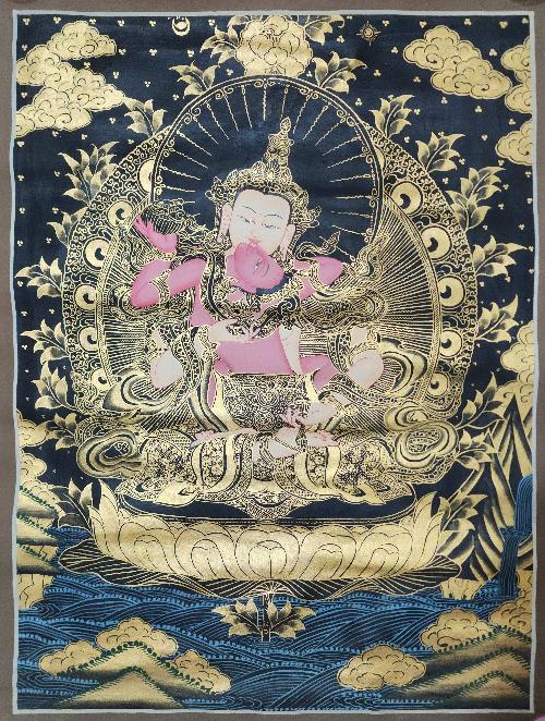 Vajrasattva, Buddhist Traditional Painting, Hand Painted
