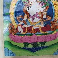 White Tara, Buddhist Traditional Painting, Hand Painted