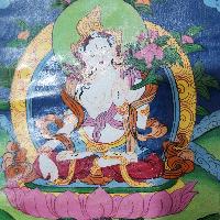 White Tara, Buddhist Traditional Painting, Hand Painted