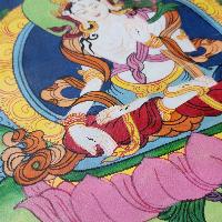 White Tara, Buddhist Traditional Painting, Hand Painted