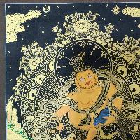 Yellow Jambhala, Buddhist Traditional Painting, Hand Painted