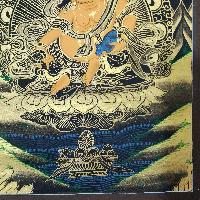 Yellow Jambhala, Buddhist Traditional Painting, Hand Painted