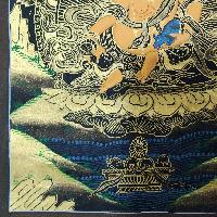 Yellow Jambhala, Buddhist Traditional Painting, Hand Painted