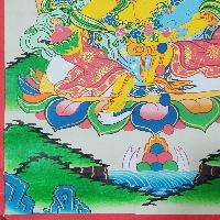 Yellow Jambhala, Buddhist Traditional Painting, Hand Painted