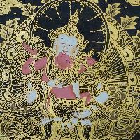 Vajrasattva, Buddhist Traditional Painting, Hand Painted