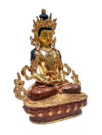 [aparimita], Buddhist Statue, [partly Gold Plated] With [face Painted]