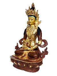 [aparimita] Buddhist Handmade Statue, [partly Gold Plated], Wtih [face Painted]