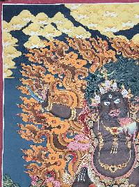 [vajrapani], Buddhist Traditional Painting, Hand Painted, [rare Find], [old Stock Thangka]