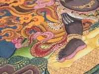 [vajrapani], Buddhist Traditional Painting, Hand Painted, [rare Find], [old Stock Thangka]