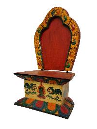 Wooden Altar [chesum] Base, Throne For Statue [traditional Color]
