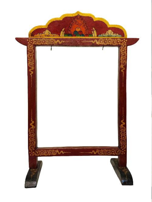 Tibetan Wooden Gong Stand