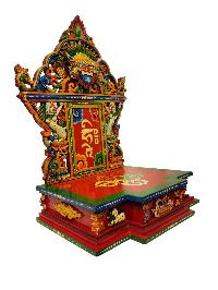 Wooden Altar [chesum] Base, Throne For Statue [traditional Color]