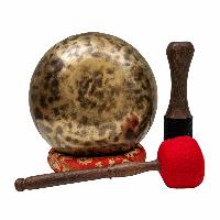 [handmade Singing Bowls], Buddhist Hand Beaten, Antique Finishing, [select Accessories]
