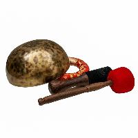 [handmade Singing Bowls], Buddhist Hand Beaten, Antique Finishing, [select Accessories]