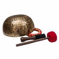 [handmade Singing Bowls], Buddhist Hand Beaten, Antique Finishing, [select Accessories]