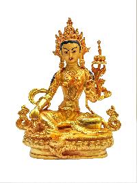 [green Tara], Buddhist Miniature Statue[gold Plated With Face Painted], 21 Tara Set