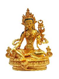 [green Tara], Buddhist Miniature Statue[gold Plated With Face Painted], 21 Tara Set