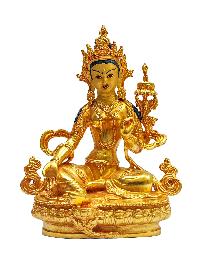 [green Tara], Buddhist Miniature Statue[gold Plated With Face Painted], 21 Tara Set