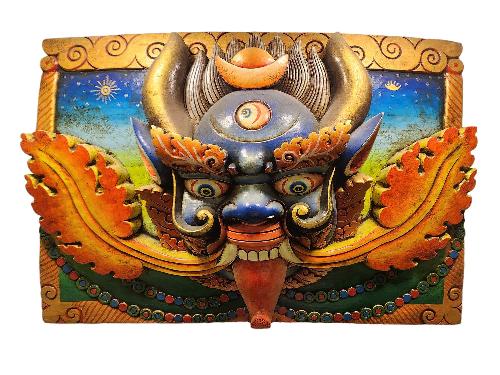 [cheppu], Handmade Wooden Wall Hanging, [painted], Poplar Wood