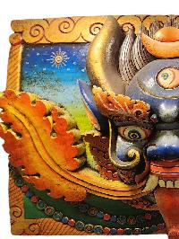[cheppu], Handmade Wooden Wall Hanging, [painted], Poplar Wood