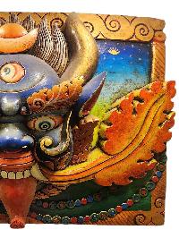 [cheppu], Handmade Wooden Wall Hanging, [painted], Poplar Wood