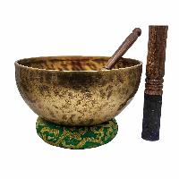 Jambati Singing Bowl, [tiger Antique], Buddhist Hand Beaten, Antique Finishing, [select Accessories], [select Accessories]